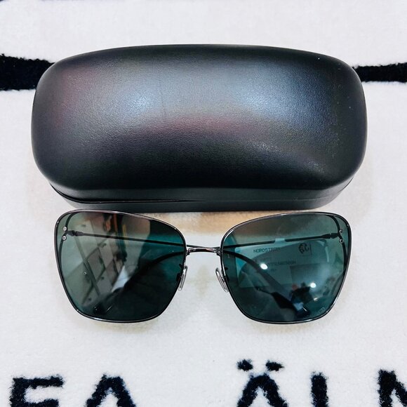 DIOR MissDior B2U Butterfly Sunglasses H4A0 SHINY BLACK WITH GREY LENS 63mm Dior Gray Butterfly Sunglasses for Women | eBay main image 3